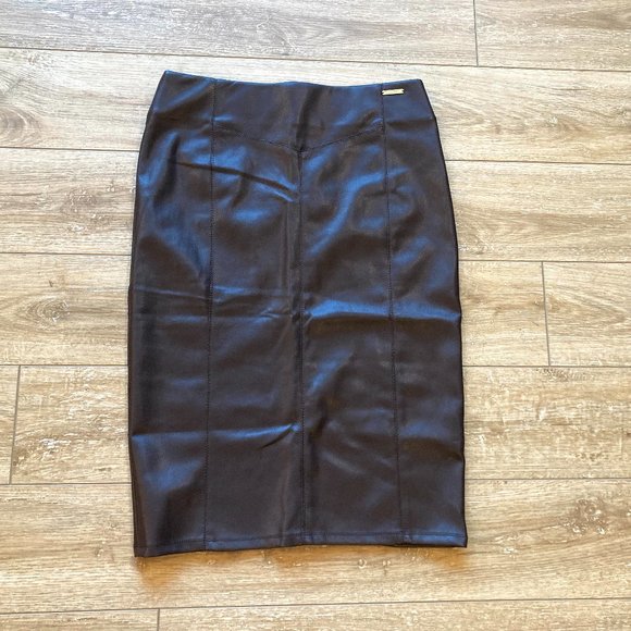 Marc New York Dresses & Skirts - NWT Marc New York Andrew Marc Brown Pencil Skirt